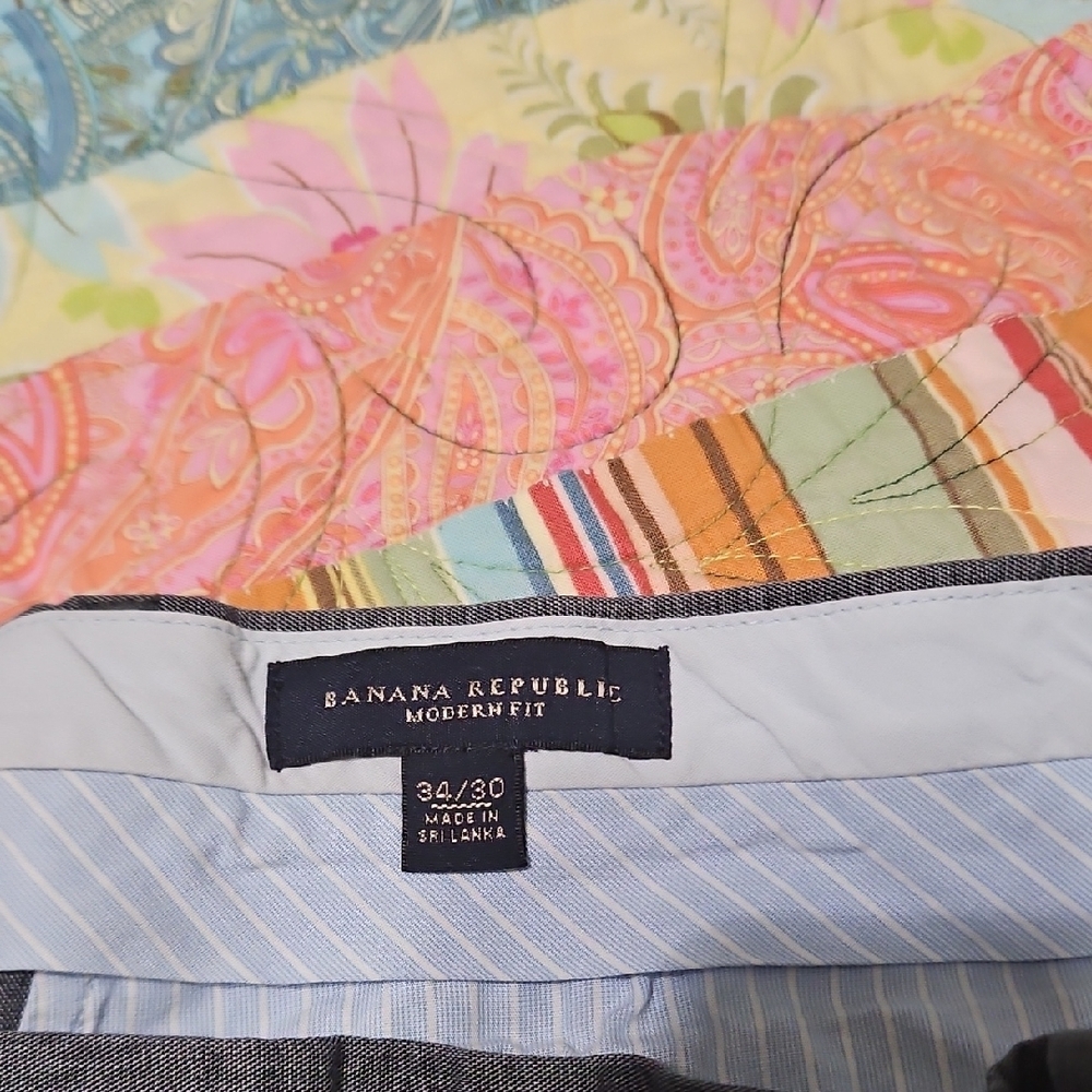 Banana Republic Men's Gray Pants‎ 34x30 - Picture 3 of 4